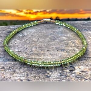 Peridot Gemstone Anklet
